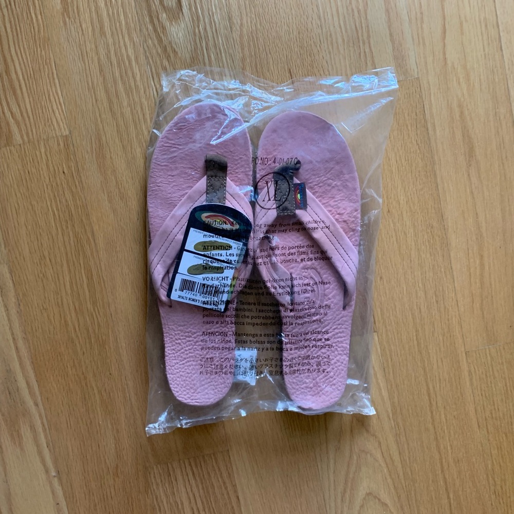 RAINBOW® Sandals Pink Leather Sandals